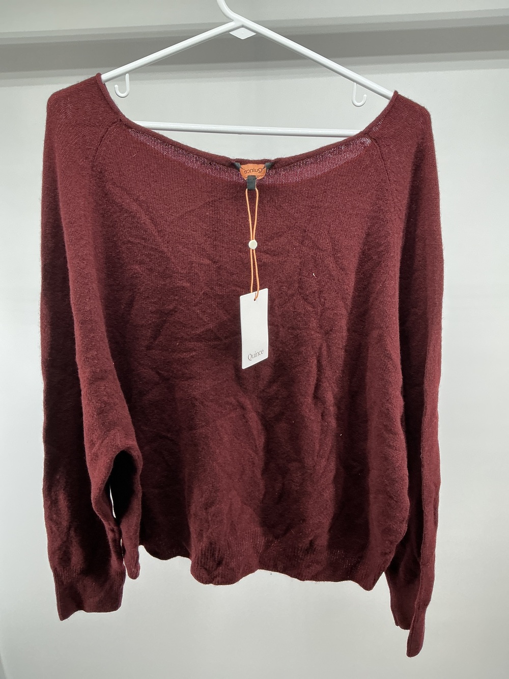 Mongolian Cashmere Boatneck Sweater - Picture 2 of 3
